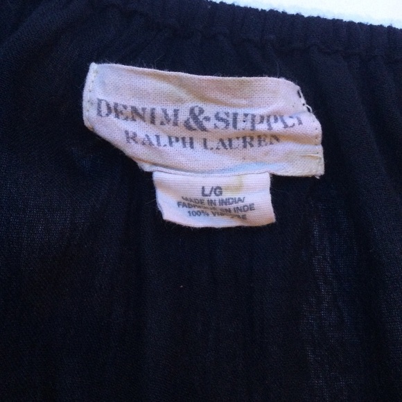 Denim & Supply Ralph Lauren Peplums high / Low L - Picture 6 of 7